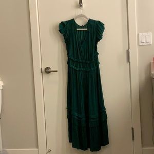 Anthropologie midi dress - Emerald